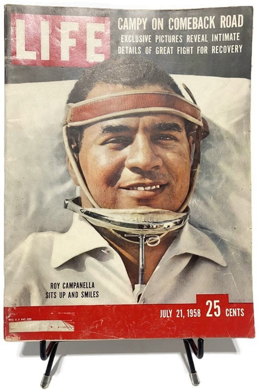 LIFE Magazine July 21 1958 Roy Campanella Dodgers Baseball Cover